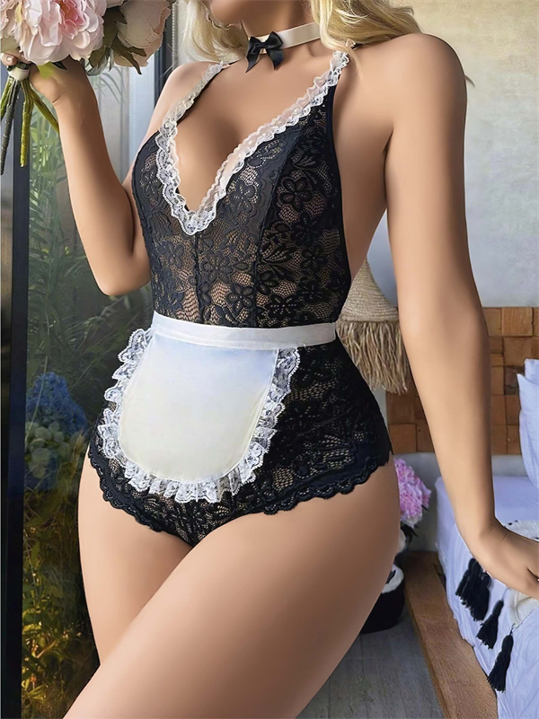 Deluxerie Tjenestepige Kostume Antia
